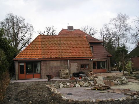 De schuur voor de verbouwing