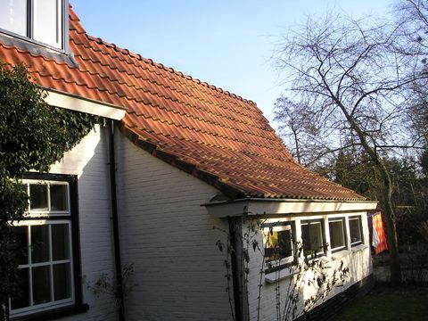 Het dak voor de renovatie